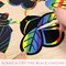 Wrapables 36pc Rainbow Scratch Arts Ornaments, DIY Magic Scratch Arts and Crafts, Insects